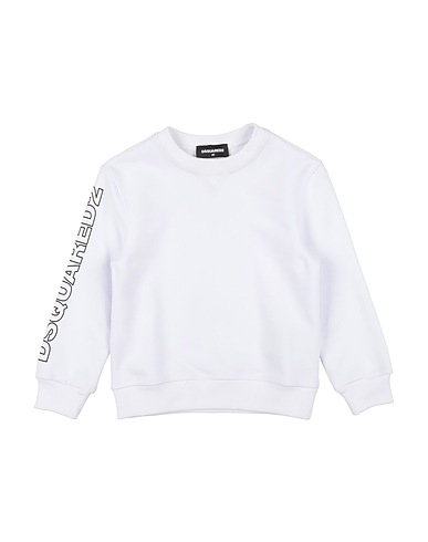 DSQUARED2 Sweatshirt Weiß 100% Baumwolle, Elastan