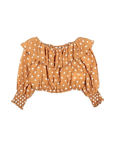 L:Ú L:Ú by MISS GRANT Top Camel 100% Cotton