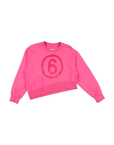 MM6 MAISON MARGIELA Felpa Fucsia 100% Cotone