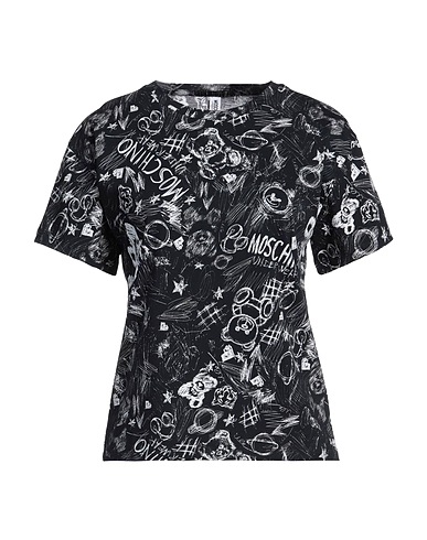 MOSCHINO Undershirt Midnight blue 93% Cotton, 7% Elastane