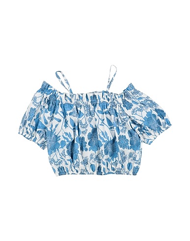 L:Ú L:Ú by MISS GRANT Top Himmelblau 100% Baumwolle