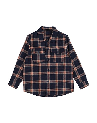 IMPERIAL Patterned shirt Midnight blue 66% Cotton, 30% Polyester, 4% Other Fibres