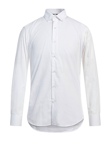 AQUASCUTUM ACTIVE Solid colour shirt White 100% Cotton