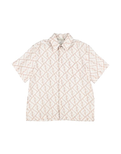 FENDI Patterned shirt KIDS White 100% Linen