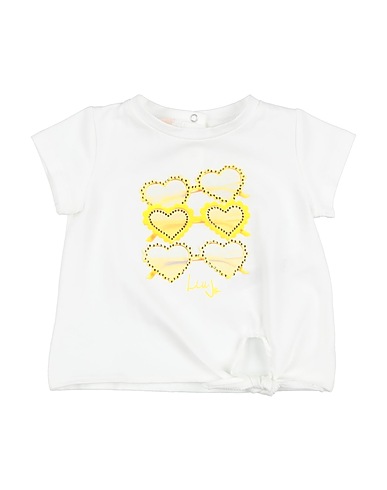 LIU •JO Ｔシャツ ホワイト コットン 95% / ポリウレタン 5%