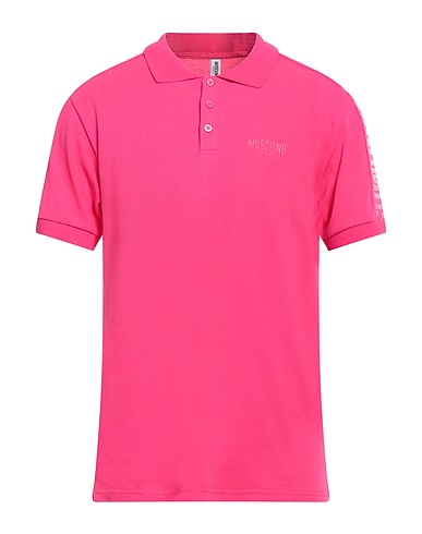 MOSCHINO Polo Fucsia 100% Cotone
