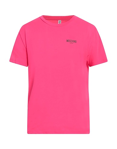 MOSCHINO Basic T-Shirt Fuchsia 94% Cotton, 6% Elastane