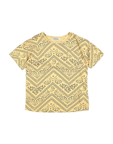 TOCOTO VINTAGE T-shirt Yellow 100% Cotton