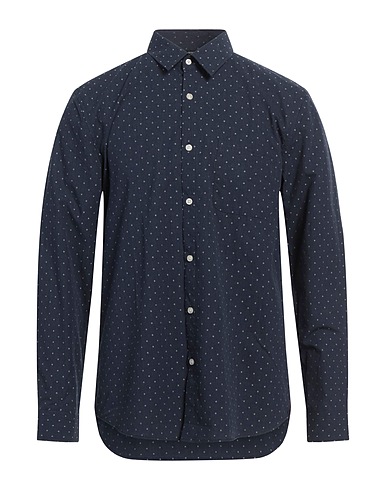GUESS Camisa estampada Azul noche 100% Algodón