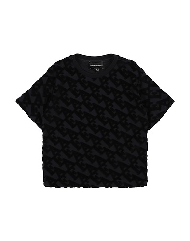 EMPORIO ARMANI T-shirt Blu notte 85% Cotone, 15% Poliammide