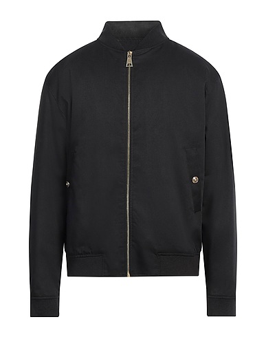VERSACE JEANS COUTURE Bomber Black 65% Polyester, 35% Cotton, Polyamide, Elastane