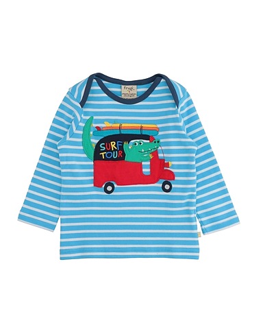 FRUGI T-shirt Azure 100% Organic cotton