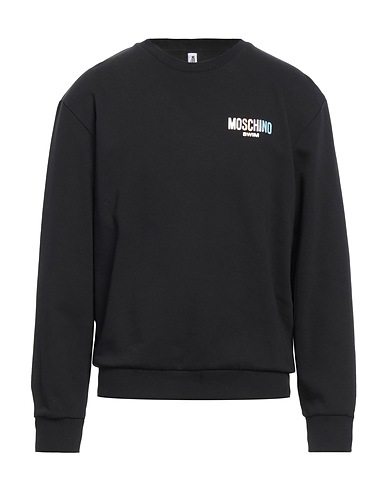 MOSCHINO Sweatshirt Black 100% Cotton, Elastane