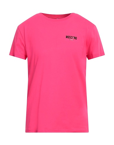 MOSCHINO Basic T-shirt Fuchsia 94% Cotton, 6% Elastane