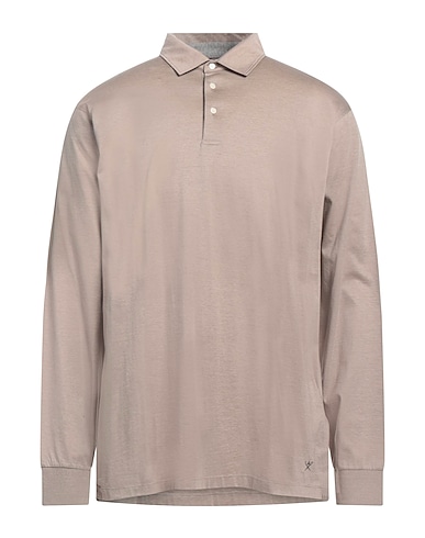 HACKETT Polo shirt Khaki 100% Cotton