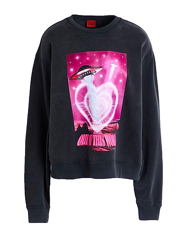 HUGO Sweatshirt Lead 100% Cotton