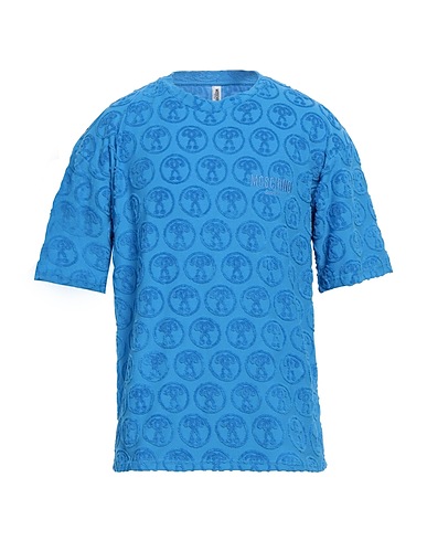 MOSCHINO T-shirt Azure 80% Cotton, 20% Polyester