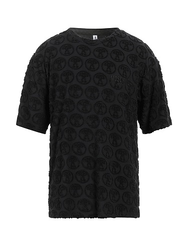 MOSCHINO T-shirt Nero 80% Cotone, 20% Poliestere