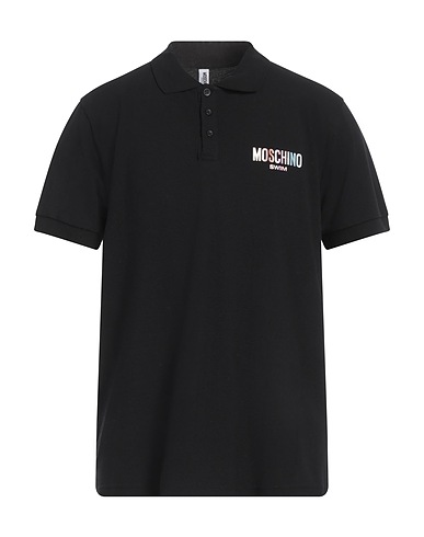 MOSCHINO Polo shirt Black 100% Cotton