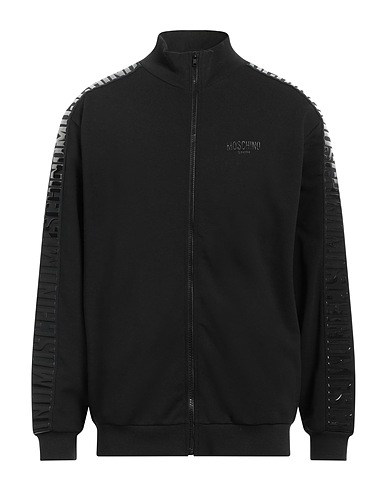 MOSCHINO Sweatshirt Black 100% Cotton, Elastane