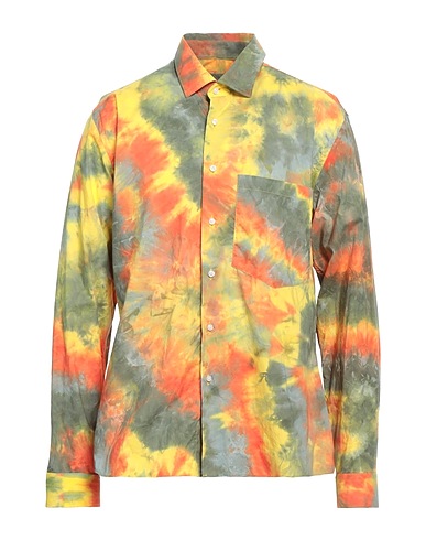OUEST Paris Shirts Yellow 100% Cotton