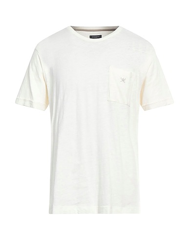 HACKETT T-shirt Off white 70% Cotton, 30% Linen