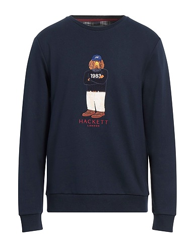 HACKETT Sweatshirt Navy blue 100% Cotton