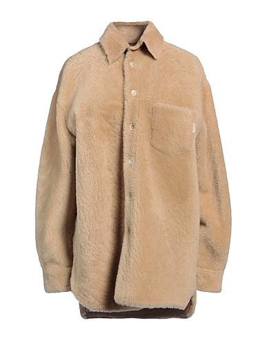 MARNI Hemden und Blusen einfarbig Beige Lammfell