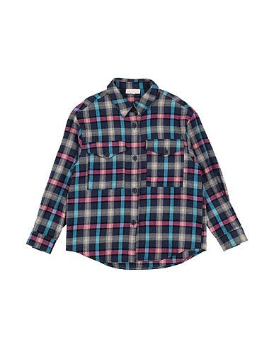 PLEASE Hemd mit Muster Marineblau 65% Baumwolle, 30% Polyester, 5% Acryl