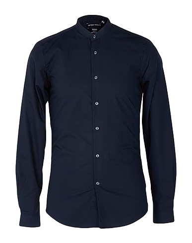 ANTONY MORATO Camicia tinta unita Blu notte 100% Cotone
