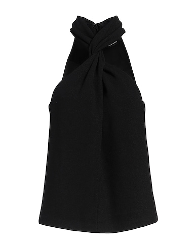 ANINE BING Top Schwarz 75% Acetat, 25% Polyester