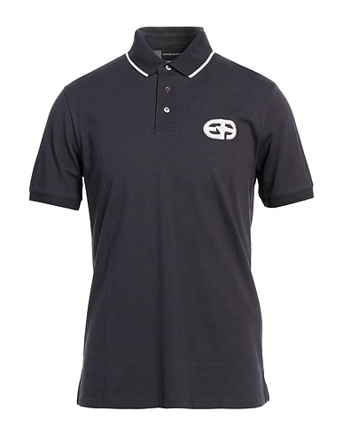 EMPORIO ARMANI Polo shirt Charcoal 100% Cotton