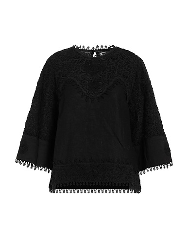 SKALL STUDIO Top Black 100% Linen