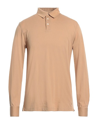 HACKETT Polo shirt Camel 100% Cotton