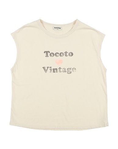 TOCOTO VINTAGE Camiseta Marfil 100% Algodón orgánico
