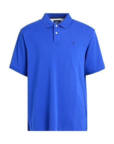 HACKETT Polo shirt Blue 100% Cotton