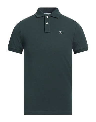 HACKETT Polo Verde scuro 100% Cotone