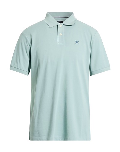 HACKETT Polo shirt Light green 100% Cotton