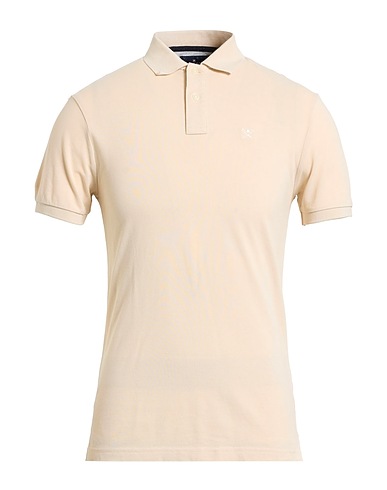 HACKETT Polo shirt Beige 100% Cotton