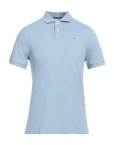 HACKETT Polo Celeste 100% Cotone