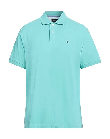 HACKETT Polo Turchese 100% Cotone