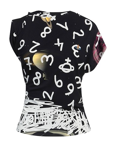 VIVIENNE WESTWOOD T-shirt Black 95% Viscose, 5% Elastane