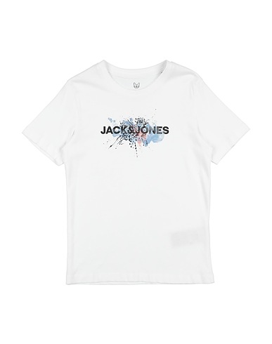 JACK & JONES T-Shirt Weiß 100% Baumwolle