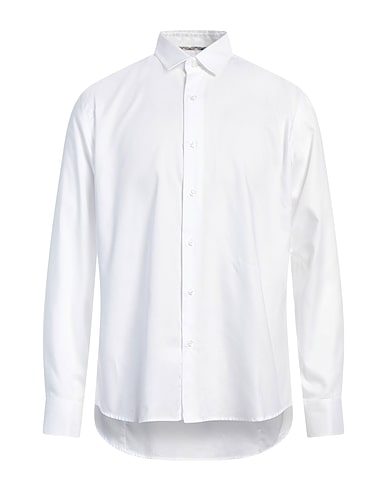 AQUASCUTUM ACTIVE Solid colour shirt White 100% Cotton