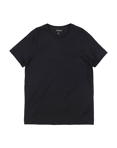 EMPORIO ARMANI T-shirt Midnight blue 100% Cotton
