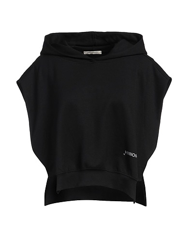 HINNOMINATE Hooded track jacket  Black 46% Polyester, 46% Modal, 8% Elastane