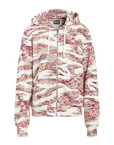 DIESEL Hooded sweatshirt Pink 100% Cotton