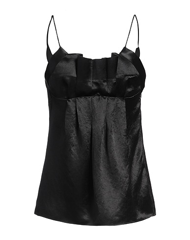 JIL SANDER Top Black 100% Acetate