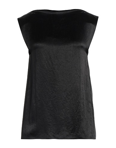 JIL SANDER Top Schwarz 100% Acetat