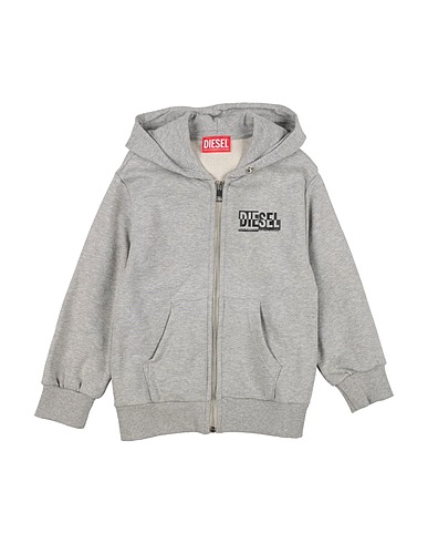 DIESEL Felpa Grigio chiaro 100% Cotone